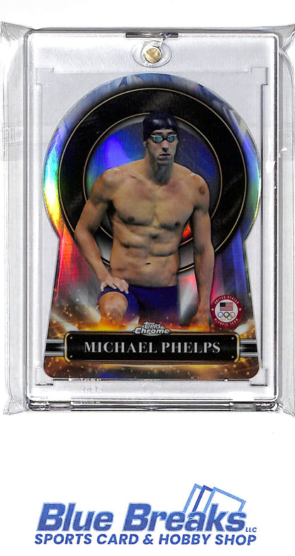 2024 Topps Chrome - die-cut - Michael Phelps - #CR-23 - swimming - Olympics