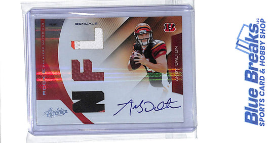 2011 Panini - Absolute Memorabilia - Rookie Premier - Andy Dalton - auto - 05/25 - #201 - football - Bengals
