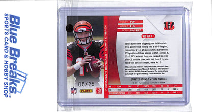 2011 Panini - Absolute Memorabilia - Rookie Premier - Andy Dalton - auto - 05/25 - #201 - football - Bengals
