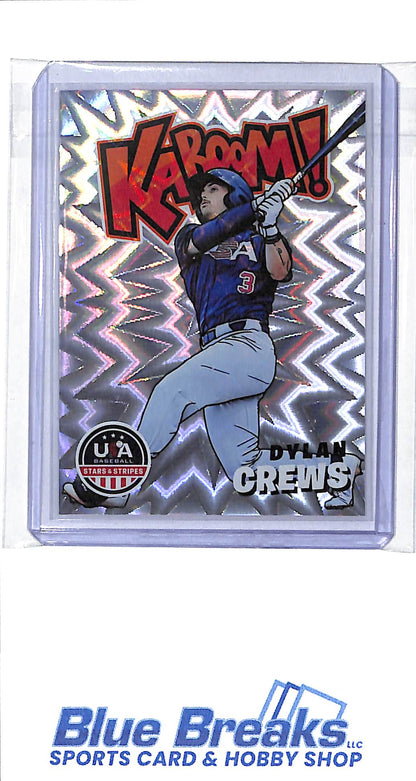 2025 Panini - USA Baseball Stars & Stripes - Kaboom! - Dylan Crews - #7 - baseball - Nationals