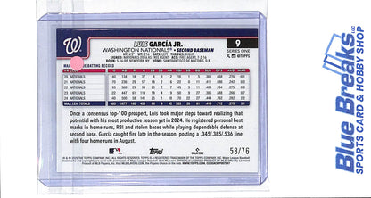 2025 Topps - Series One - Independence Day - Luis Garcia Jr - 58/76 - #9 - baseball - Nationals