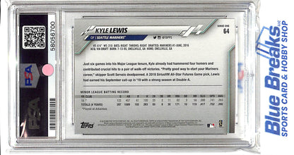 2020 Topps - Kyle Lewis - #64 - Seattle Mariners - PSA 10