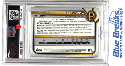 2022 Bowman Sapphire - Jack Suwinski - Chrome Prospects - #BCP84 - PSA 10 - Pittsburgh Pirates