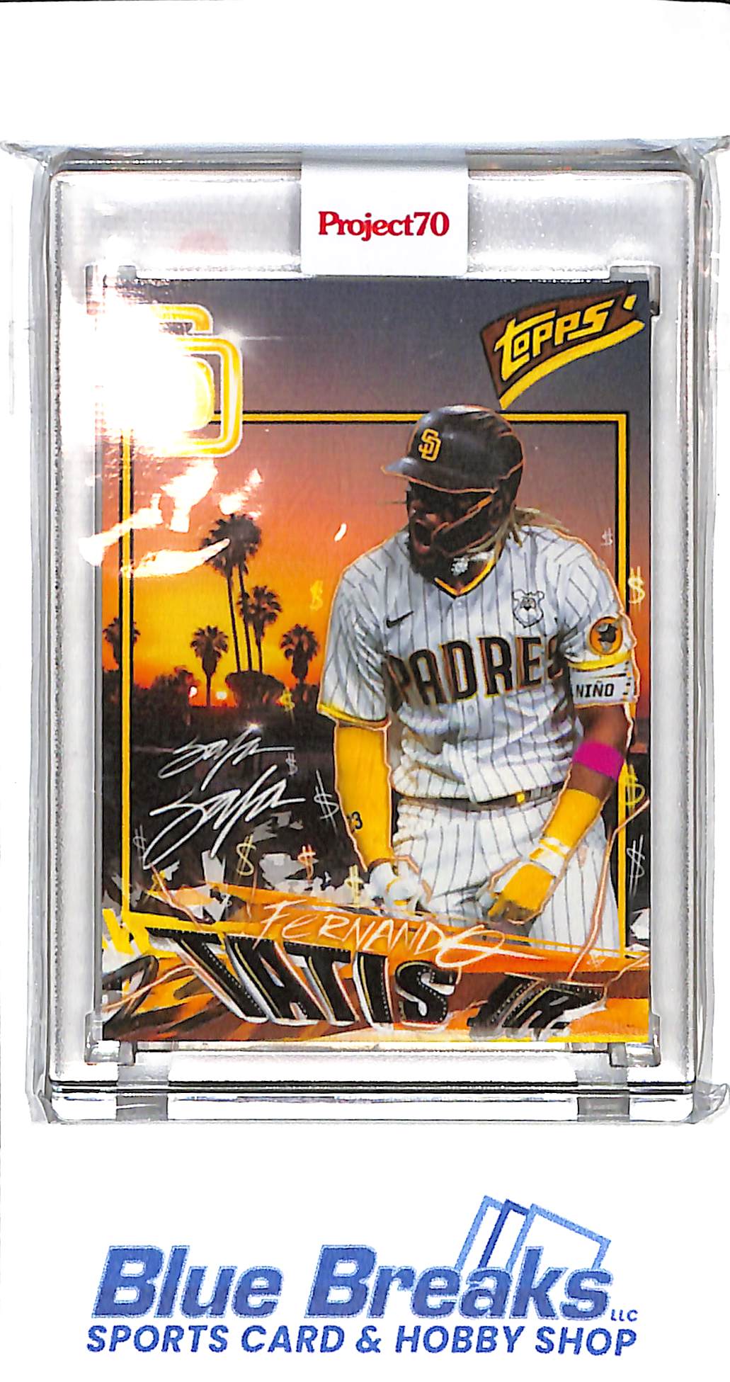 2021 Topps Project 70 - Fernando Tatis Jr - #135 - 1977 Topps Baseball Design
