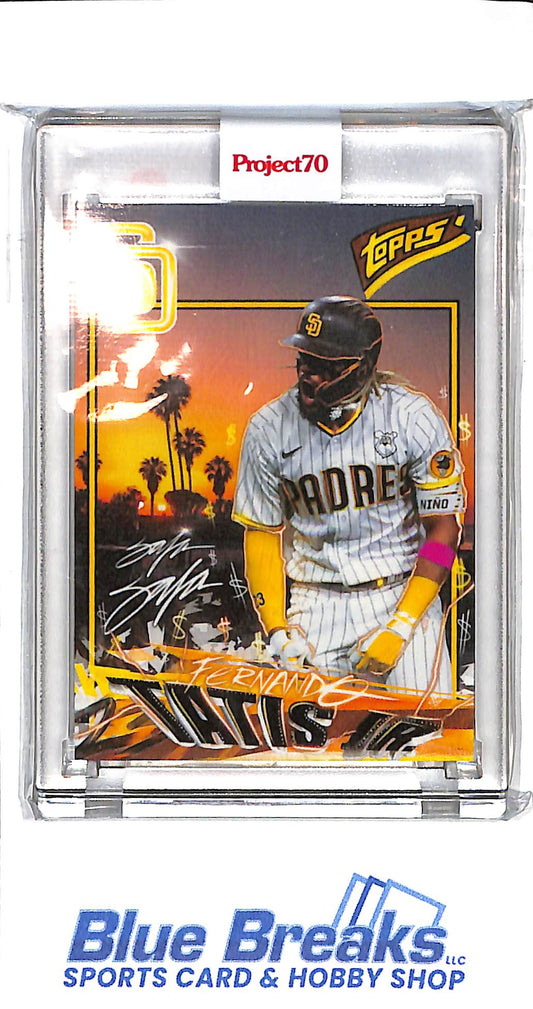 2021 Topps Project 70 - Fernando Tatis Jr - #135 - 1977 Topps Baseball Design