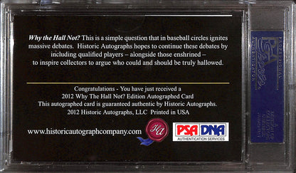 2012 Historic Autographs - Why the Hall Not? - Mickey Mantle - cut autograph - 6/10 - PSA/DNA authentic - baseball - Yankees