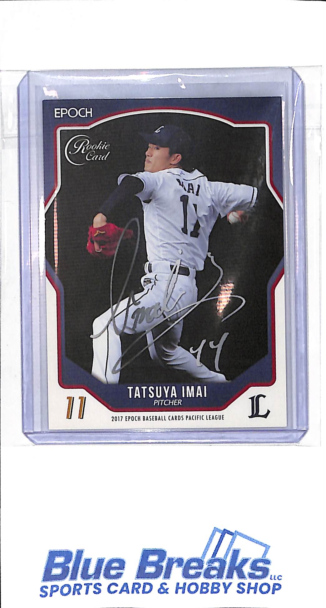 2017 EPOCH - Pacific League - Tatsuya Imai - Rookie Card - #36PS - baseball - Saitama Seibu Lions