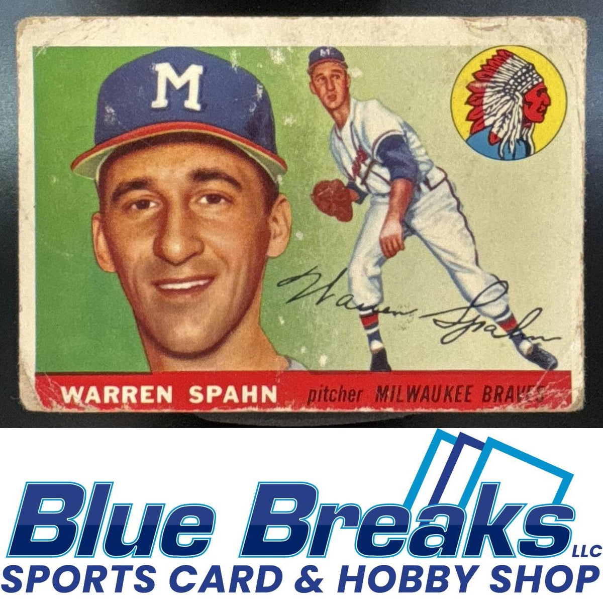 1955 Topps Warren Spahn #31 Braves