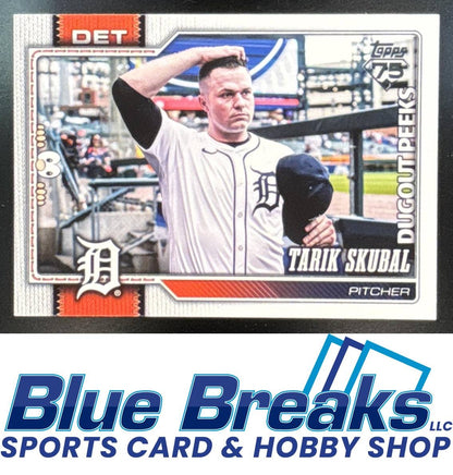2026 Topps Series 1 Dugout Peeks Tarik Skubal [RC] #300 Detroit Tigers