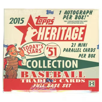 2015 Topps Heritage '51 Collection Baseball Hobby Box - Sealed Wax