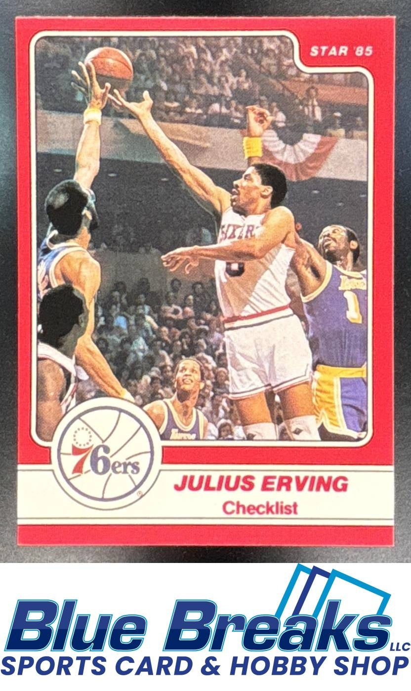 1984-85 Star Julius Erving [RC] #1 Philadelphia 76ers