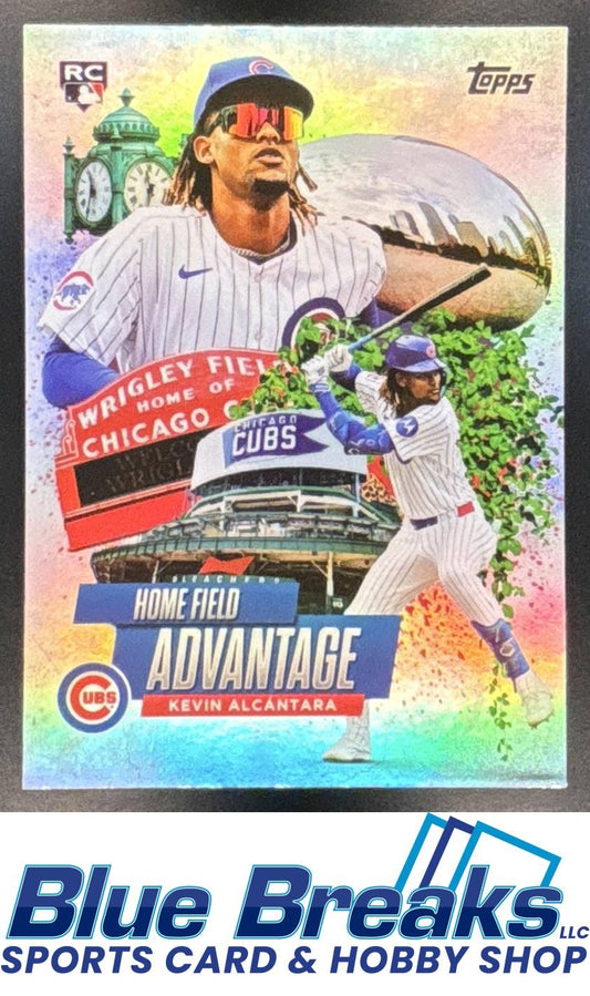 2025 Topps Homefield Advantage Kevin Alcantara RC #HA-25 baseball Cubs