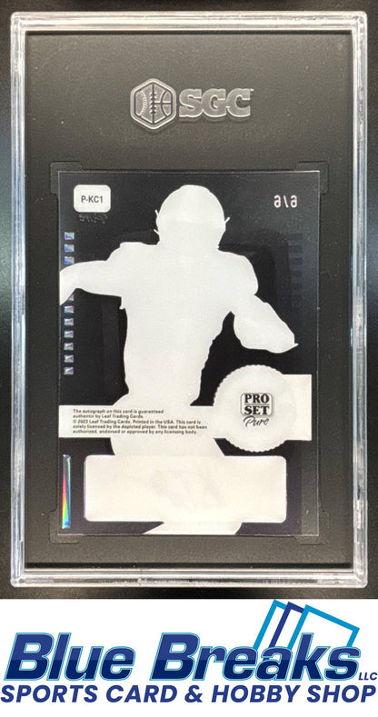 2023 Leaf Pro Set Pure Auto Keon Coleman SGC8 6/6 #P-KC1 Bills