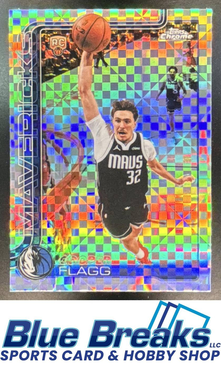 2025-26 Topps Chrome Update X-Fractor Cooper Flagg RC #151 Dallas Mavericks