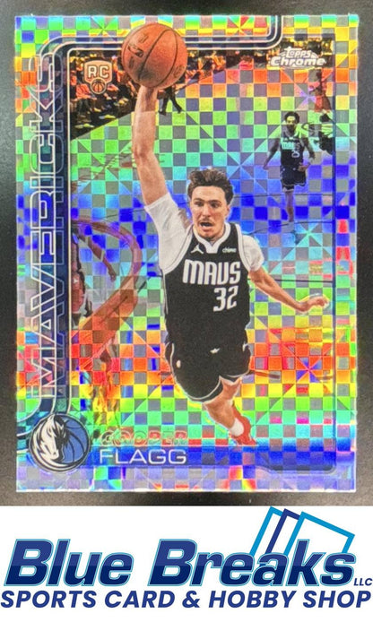 2025-26 Topps Chrome Update X-Fractor Cooper Flagg RC #151 Dallas Mavericks
