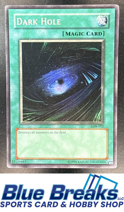 2002 Yu-Gi-Oh! Legend of Blue Eyes White Dragon North American English Dark Hole #LOB-052
