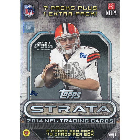 2014 Topps Strata Football Blaster Box - Sealed Wax