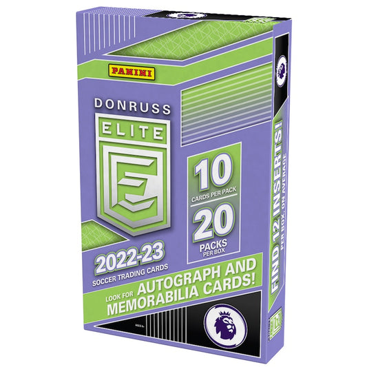 2022-23 Donruss Elite Premier League Soccer - Sealed Wax
