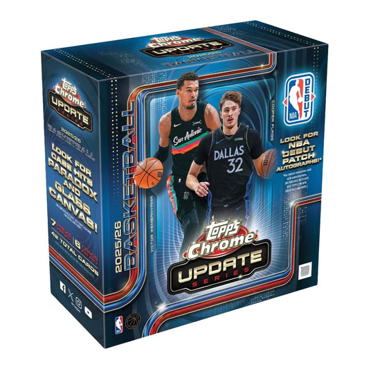 2025-26 Topps Chrome Update Series Basketball Mega Box