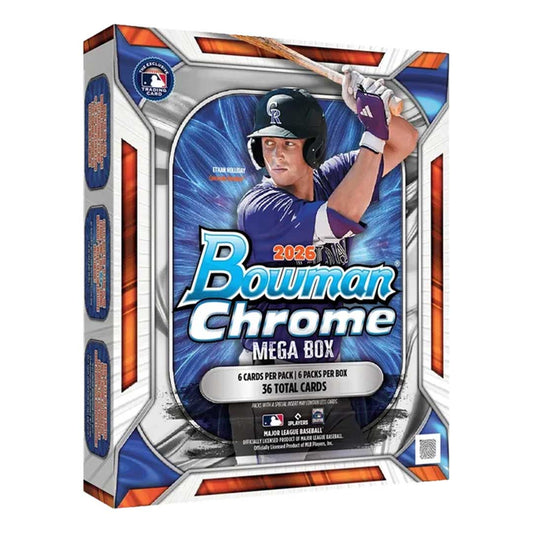 2026 Bowman Chrome Baseball Mega Box - Sealed Wax - Presell