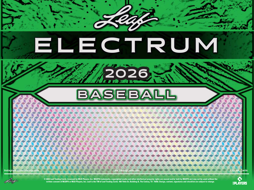 2026 Leaf Electrum Baseball Hobby Box