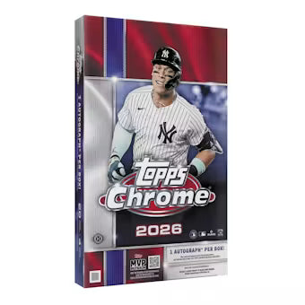 2026 Topps Chrome Baseball Hobby Box - Sealed Wax - Presell