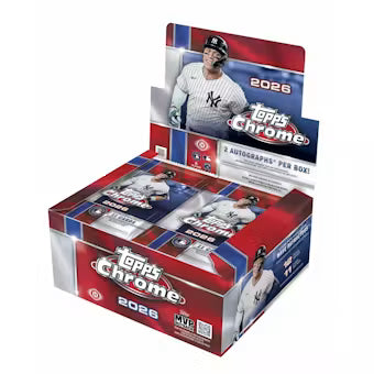 2026 Topps Chrome Baseball Jumbo Box - Sealed Wax - Presell