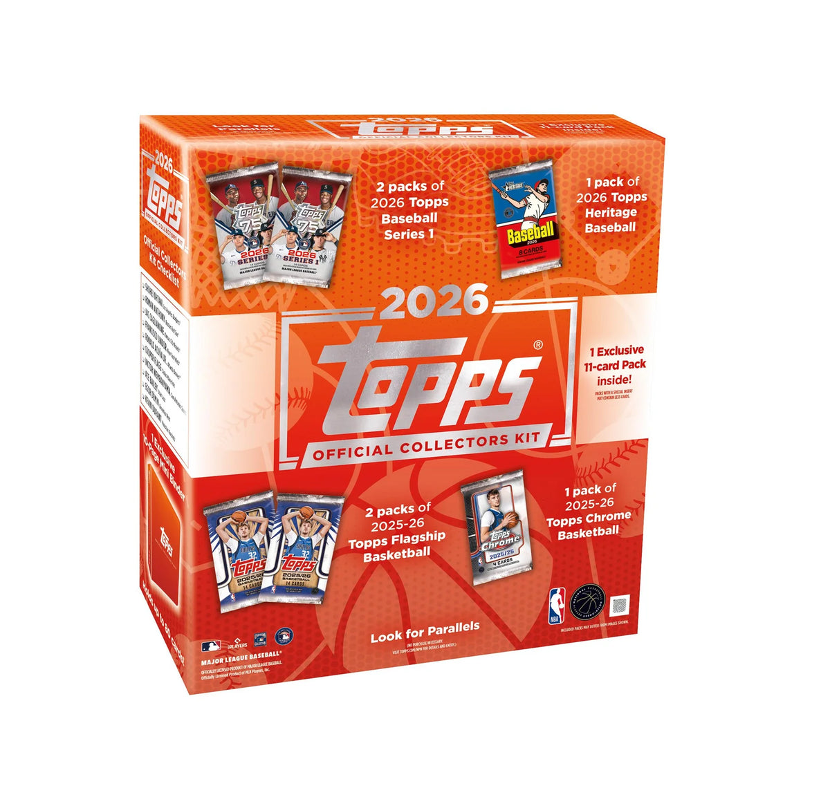 2026 Topps MLB x NBA Official Collectors Kit - Sealed Wax