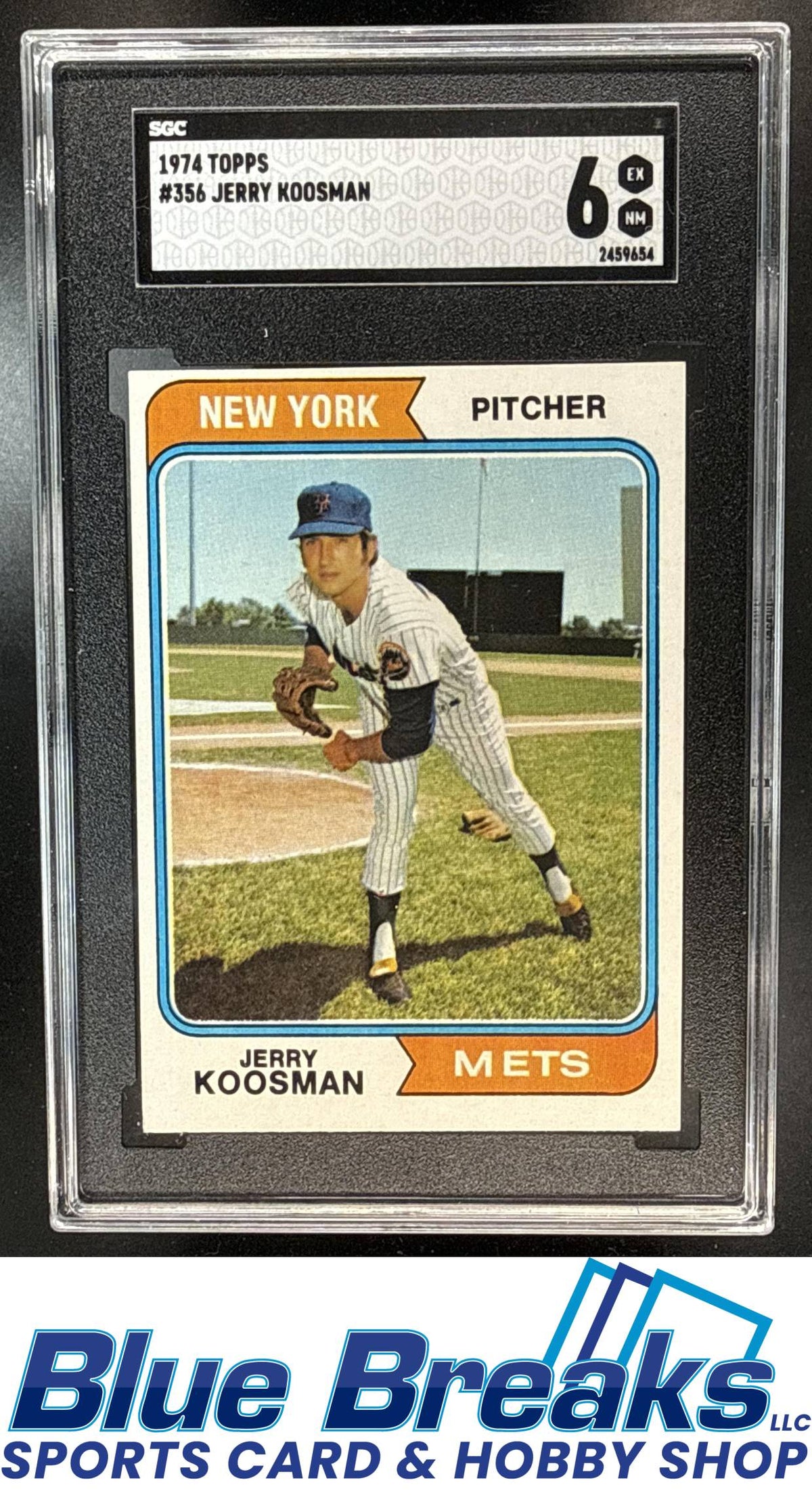 1974 Topps Jerry Koosman #356 SGC 6 New York Mets