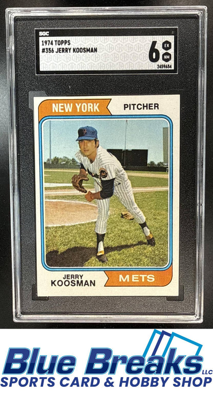 1974 Topps Jerry Koosman #356 SGC 6 New York Mets