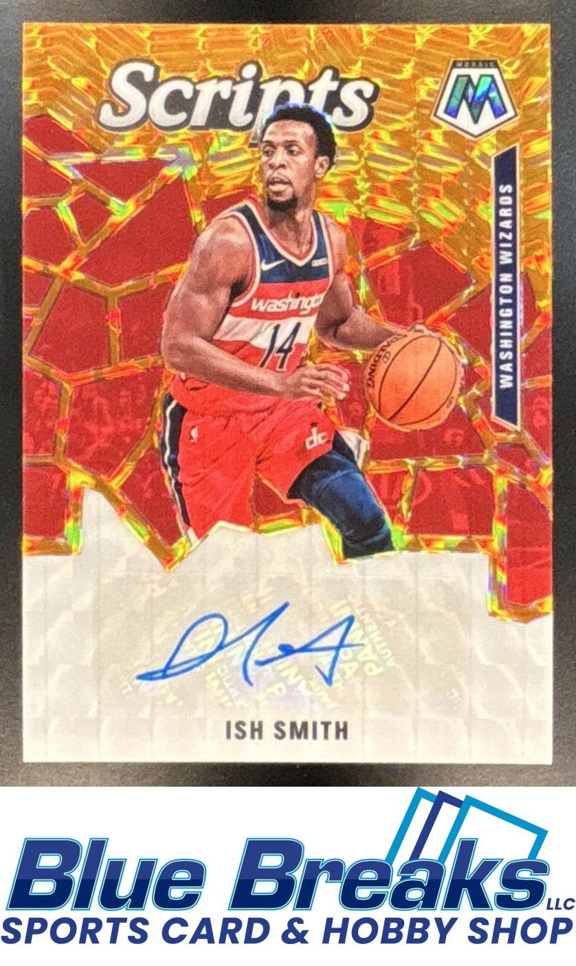 2019-20 Panini Mosaic Scripts Ish Smith [RC] #SC-ISH Auto Wizards