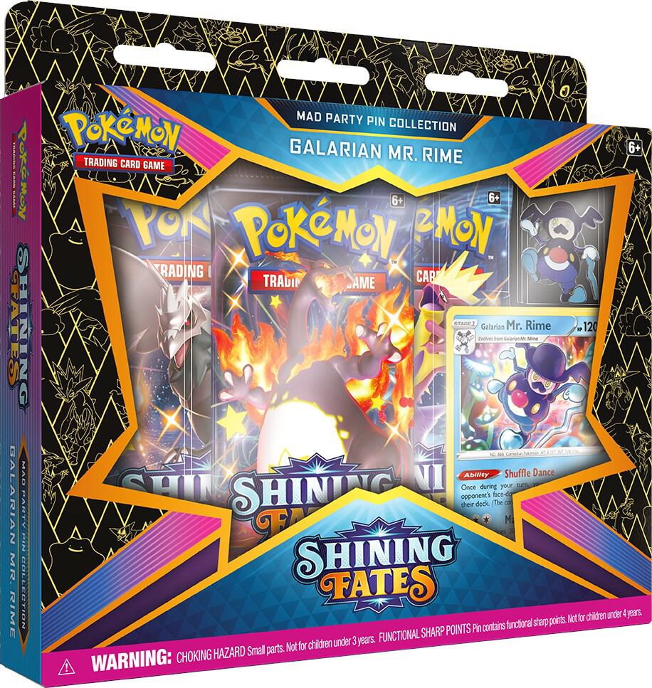 Shining Fates Mad Party Pin Collection [Galarian Mr. Rime] - Shining Fates (SHF) - Sealed Wax