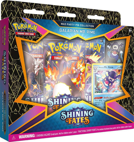 Shining Fates Mad Party Pin Collection [Galarian Mr. Rime] - Shining Fates (SHF) - Sealed Wax