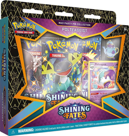 Pokémon Shining Fates Mad Party pin collection - Polteageist