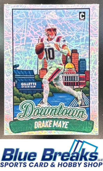 Customs Downtown Drake Maye Football New England Patriots