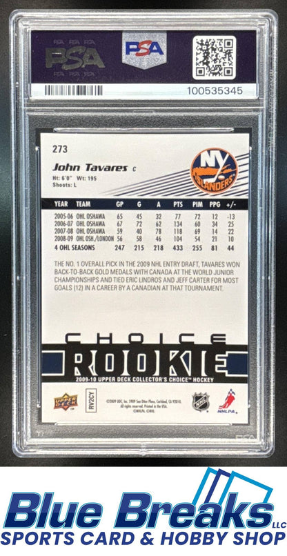 2009 Upper Deck Collector's Choice John Tavares #273 Reserve Crusade PSA 10
