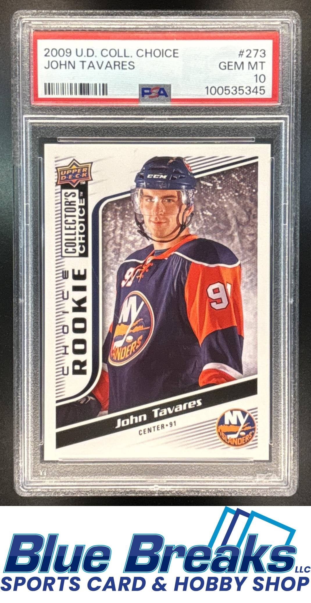 2009 Upper Deck Collector's Choice John Tavares #273 Reserve Crusade PSA 10