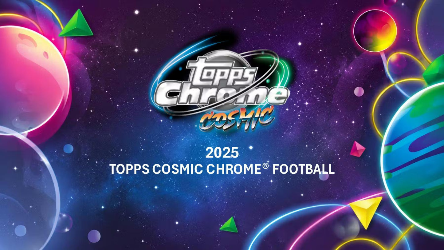 2025 Topps Cosmic Chrome Football Hobby 8-Box Case - Sealed Wax - (Presell)