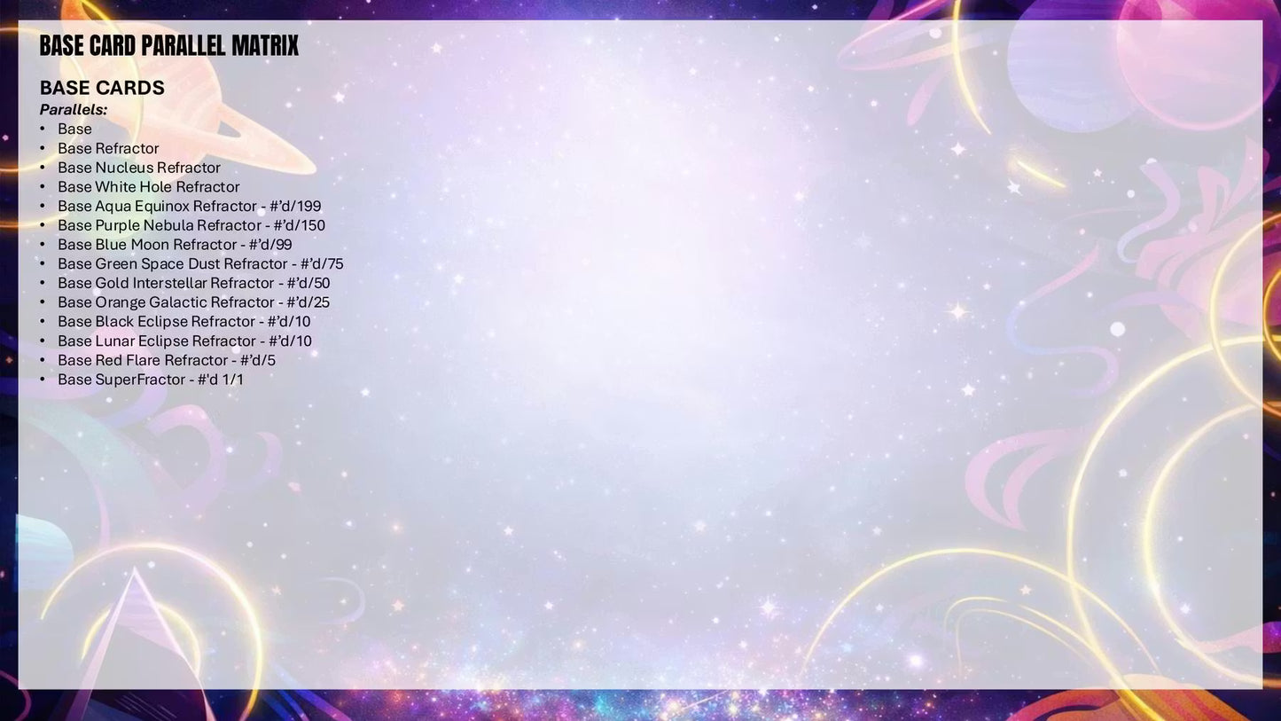 2025 Topps Cosmic Chrome Football Hobby 8-Box Case - Sealed Wax - (Presell)