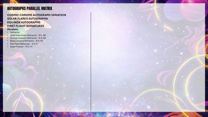 2025 Topps Cosmic Chrome Football Hobby Box - Sealed Wax - (Presell)