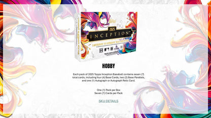 2025 Topps Inception Baseball Hobby Box - Sealed Wax - (Presell)