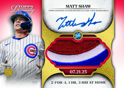 2025 Topps Dynasty Baseball Hobby 5-Box Case - Sealed Wax - (Presell)