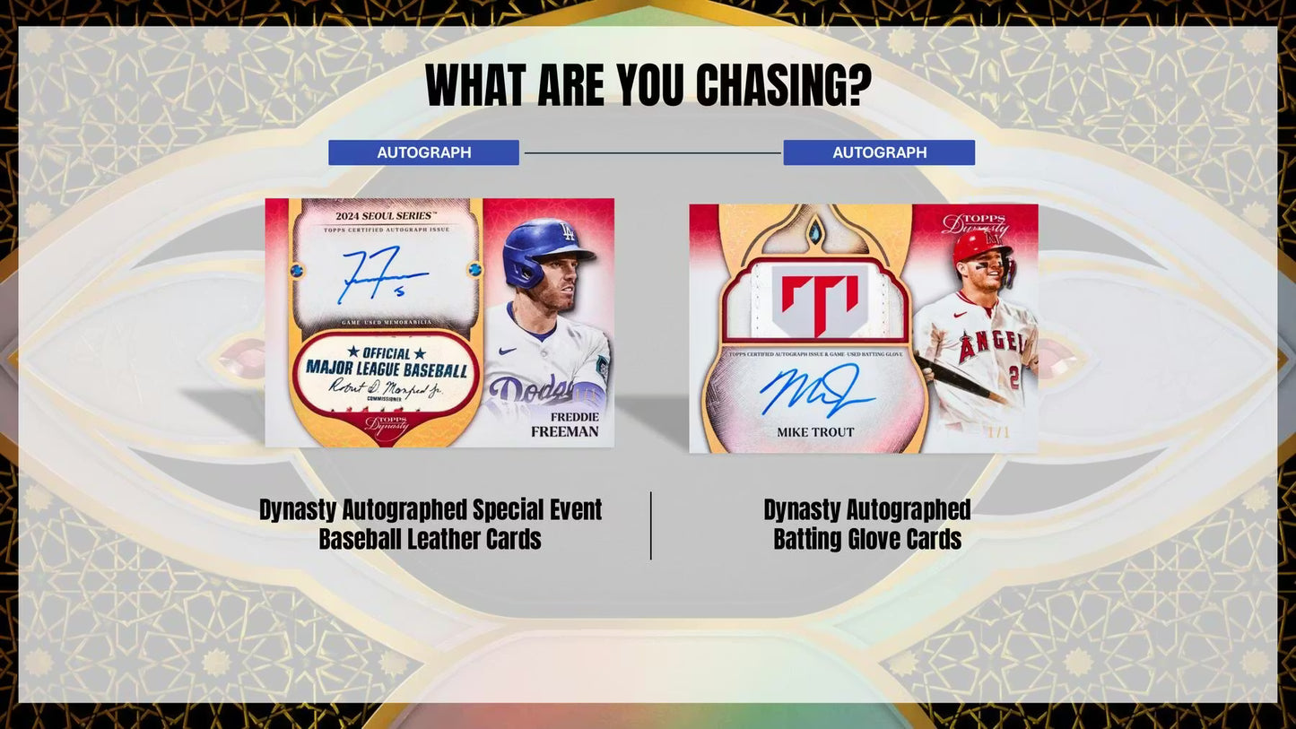 2025 Topps Dynasty Baseball Hobby 5-Box Case - Sealed Wax - (Presell)