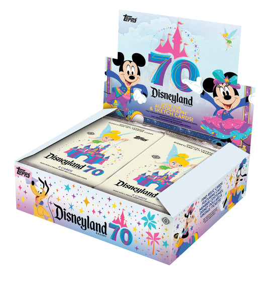 Disneyland 70th Anniversary Hobby 12-Box Case (Topps 2025)  (Presell)