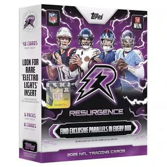 2025 Topps Resurgence Football Mega Box - Sealed Wax