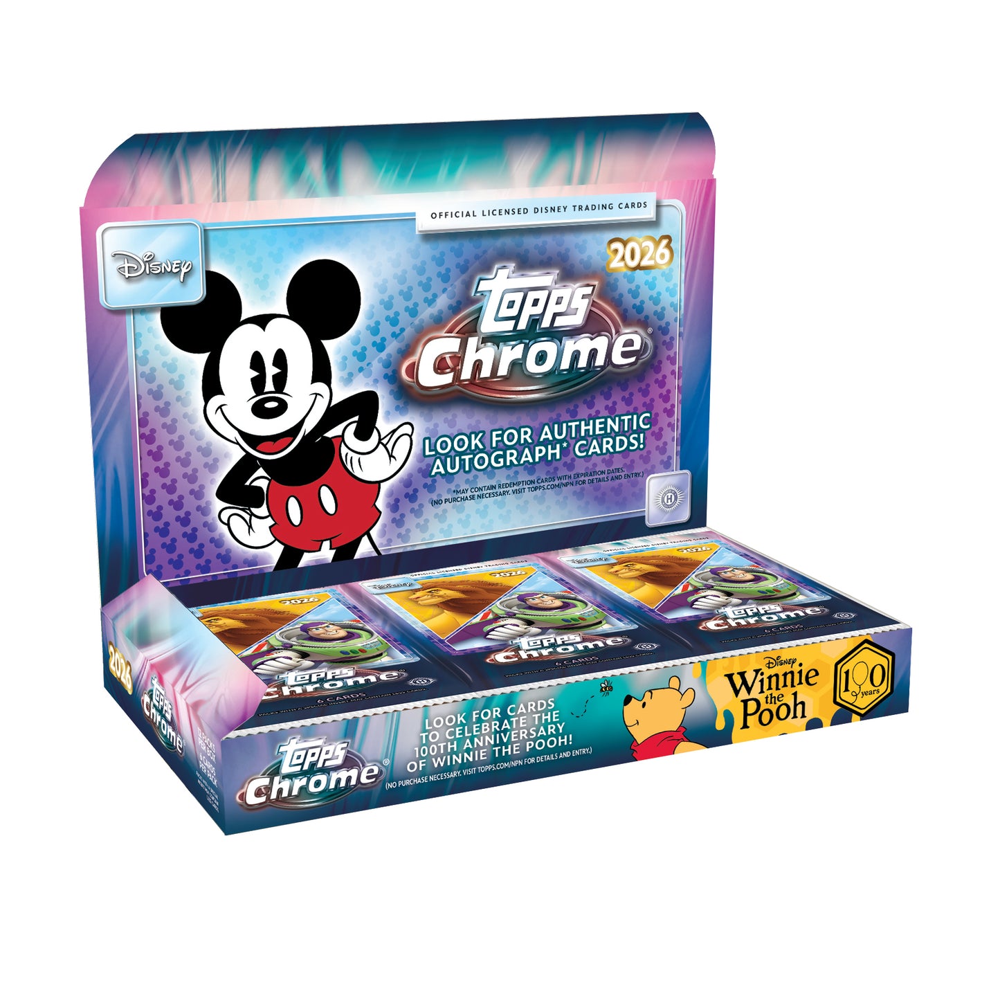 2026 Topps Chrome Disney Hobby Box - Sealed Wax - (Presell)