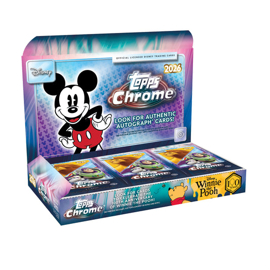 2026 Topps Chrome Disney Hobby Box - Sealed Wax - (Presell)