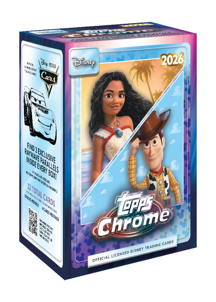 2026 Topps Chrome Disney Blaster Box - Sealed Wax - (Presell)