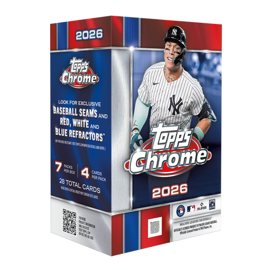 2026 Topps Chrome Baseball Blaster Box - Sealed Wax - Presell