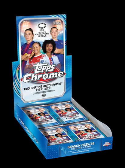 2025 - 26 Topps UEFA Womens Champions League - Hobby Box - Sealed Wax - (Presell)